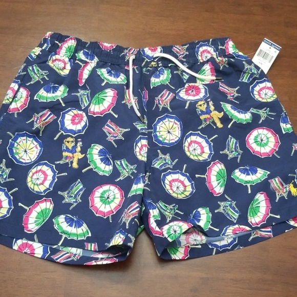Polo Ralph Lauren Other - Polo Ralph Lauren Bear Swim Trunks
